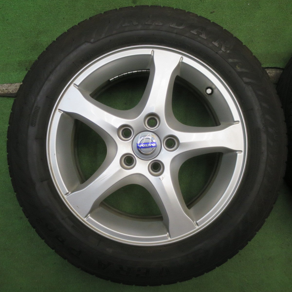 バリ溝！24年！9.5分◎ボルボ V60 S60 純正 205/60R16 レーダー RIVERA PRO2 16インチ PCD108/5H◎6072202NJノ