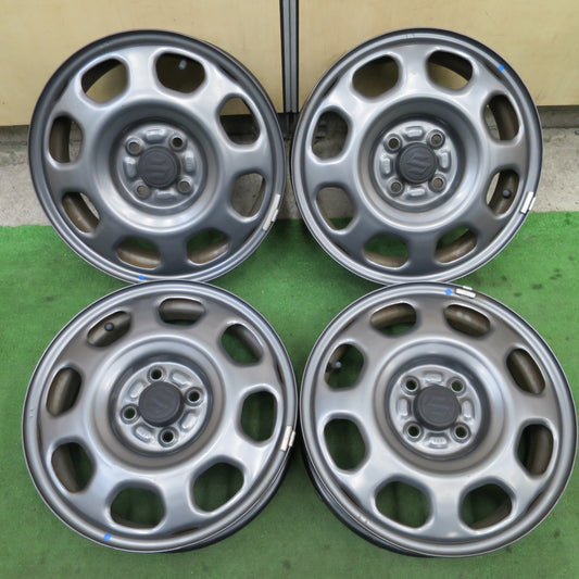 4本価格★スズキ ハスラー 純正 TOPY スチール ホイール 15インチ 15×4.5J PCD100/4H★6051006NGホ