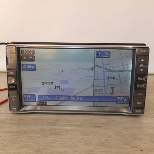 [送料無料] ★クラリオン製 ダイハツ 純正 ワイド7型 HDD DVD タッチパネル AV-Naviシステム NHDC-W57 08545-K9012(10)★