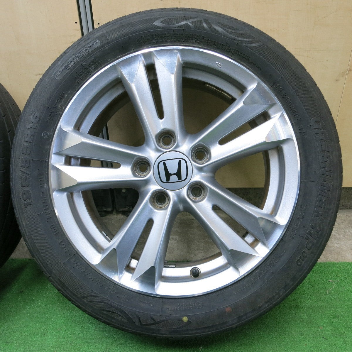 *送料無料* 4本価格！21年★ホンダ CR-Z 純正 195/55R16 リンロン GREEN-Max HP010 16インチ PCD114.3/5H CRZ★4070202ナノ