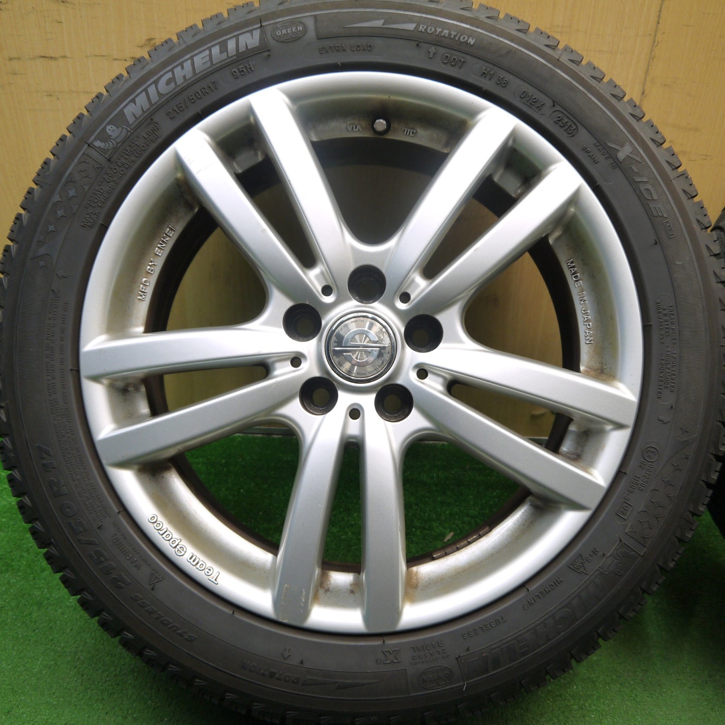 4本価格★ボルボ 等 215/50R17 スタッドレス ミシュラン X-ICE XI3 Team Sparco チームスパルコ 17インチ PCD108/5H★5050906Hス