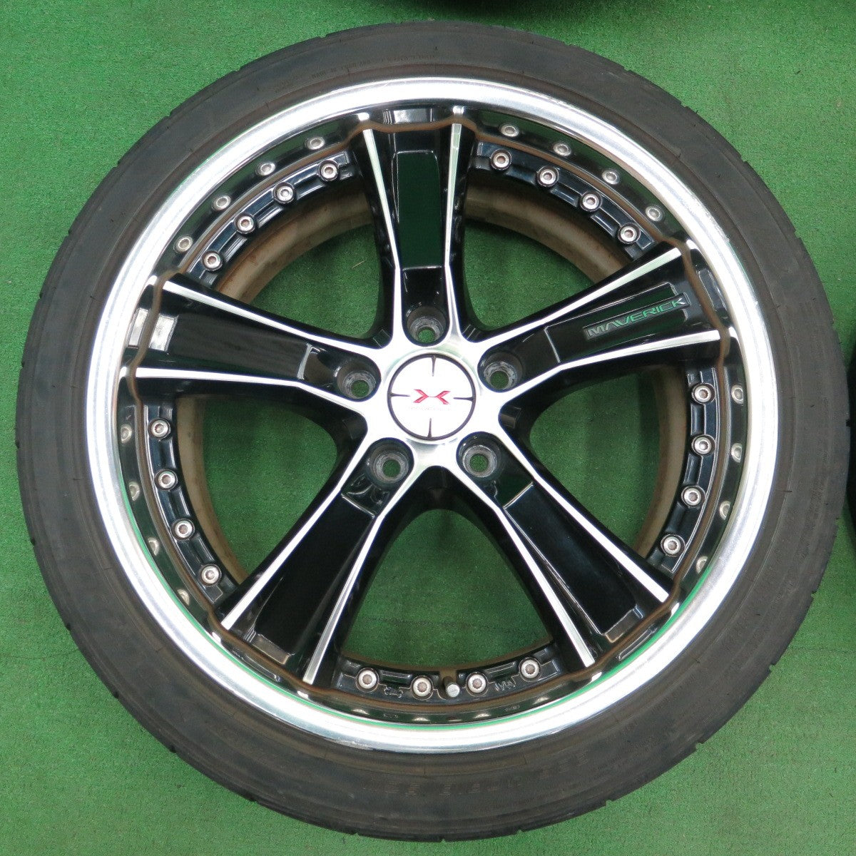 *送料無料* 4本価格★MAVERICK マーベリック 005S weds 225/40R18 ダンロップ DIREZZA DZ102 18インチ PCD114.3/5H★4051104ナノ