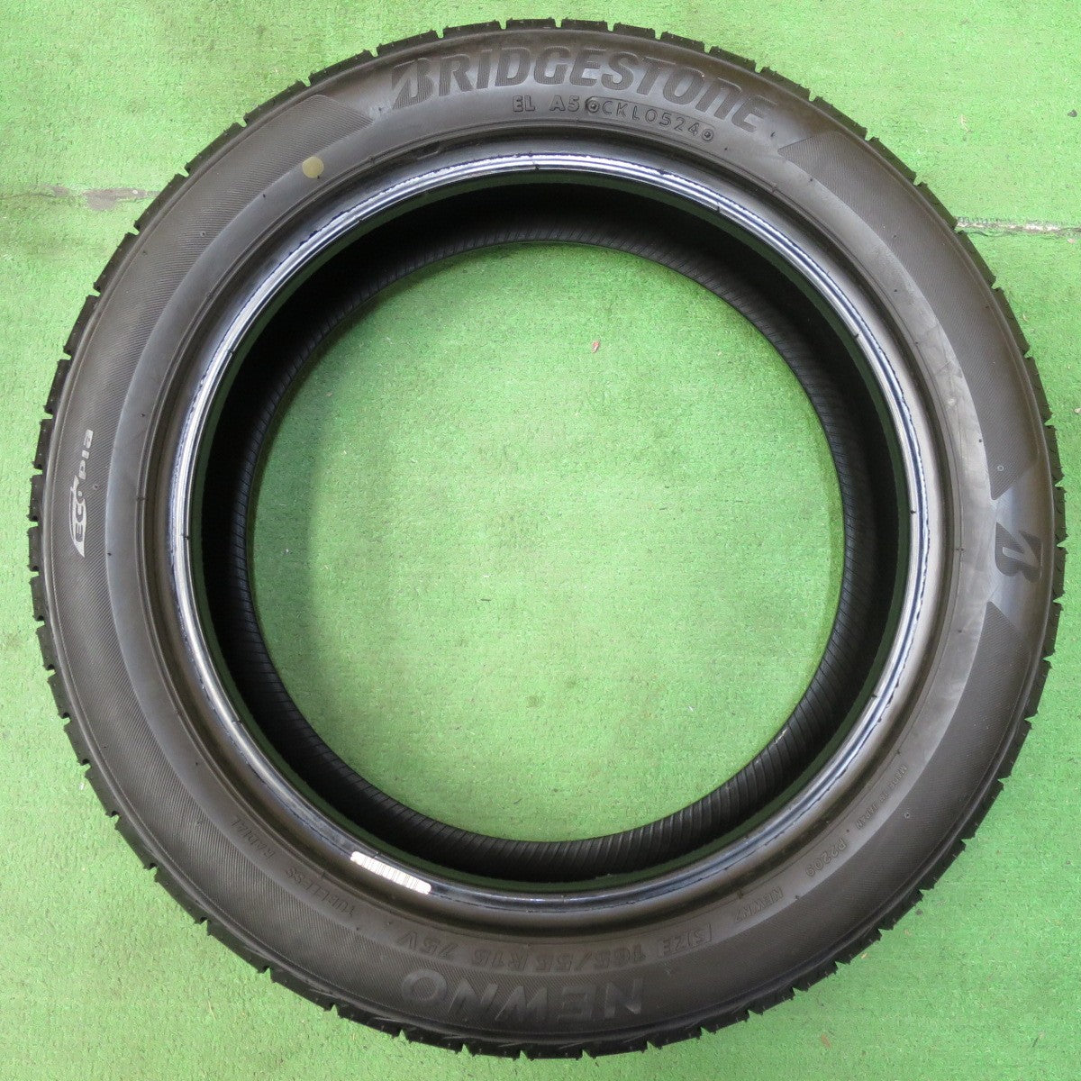 [送料無料] ほぼ未使用！24年★165/55R15 ブリヂストン NEWNO ニューノ タイヤ 15インチ N-BOX ワゴンR スペーシア 等 軽自動車★4102516イノタ