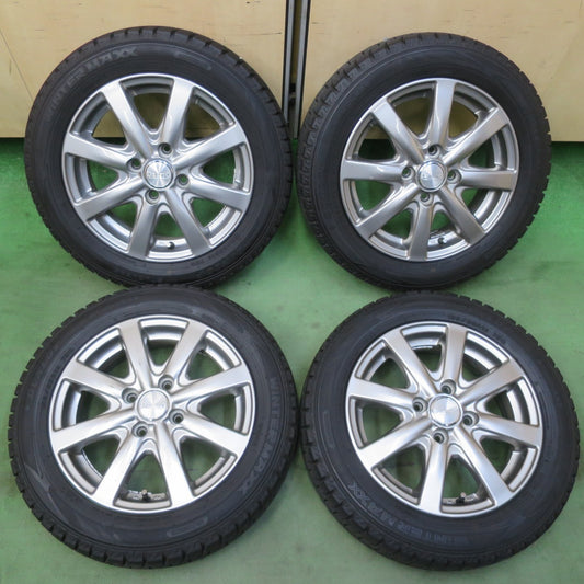 バリ溝！23年！9.5分★スタッドレス 155/65R14 ダンロップ ウインターマックス WM02 DILETTO ディレット 14インチ PCD100/4H★6033011イス