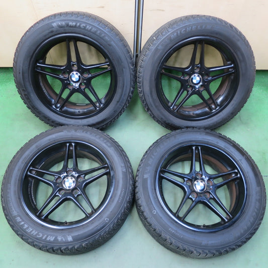 バリ溝！24年！8.5分◎BMW 等 RACING DYNAMICS 245/50R18 スタッドレス ミシュラン X-ICE SNOW レーシング ダイナミックス 18インチ PCD120/5H◎6061202イス