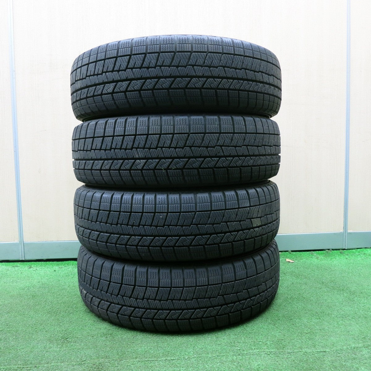 *送料無料* バリ溝！20年！8.5分★スタッドレス 155/65R14 ダンロップ ウインターマックス03 SMACK ENKEI スマック エンケイ 14インチ PCD100/4H★4051006NJス