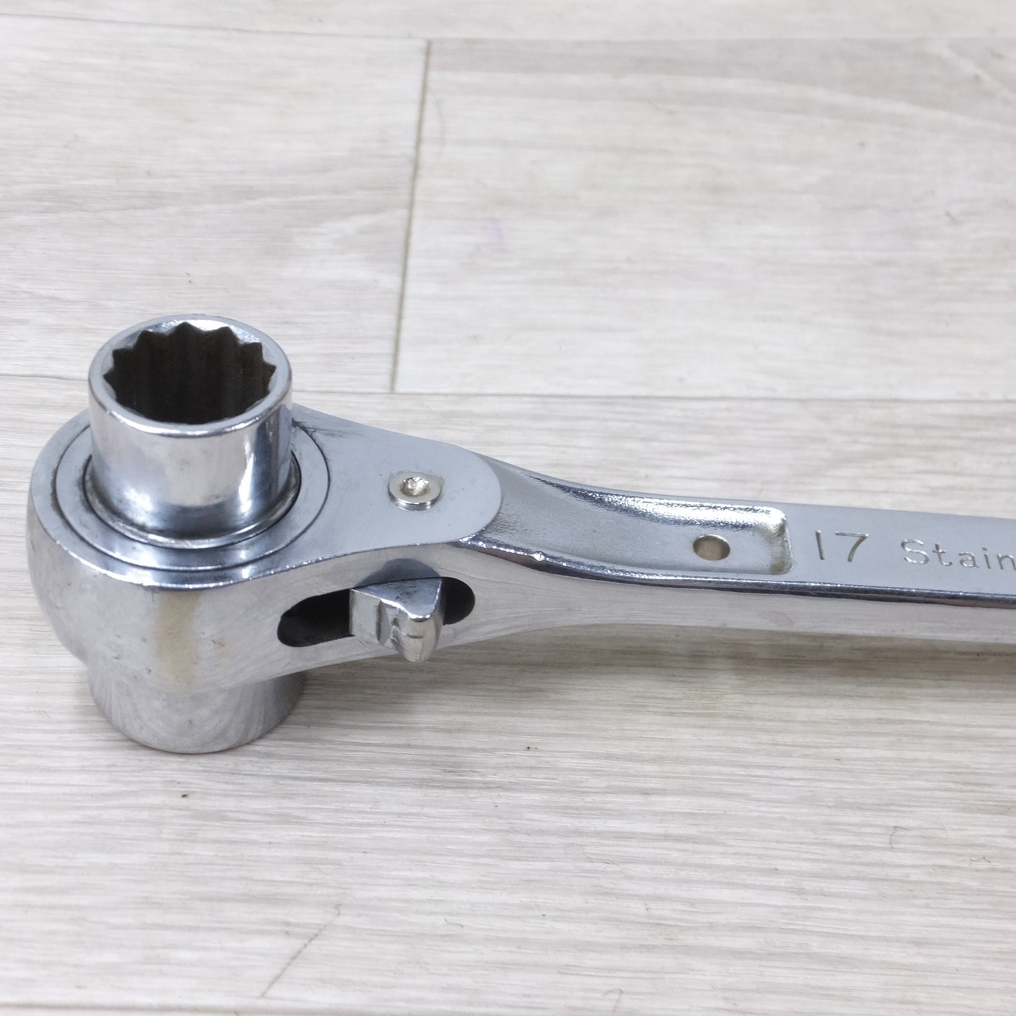 [送料無料] ◆TOP トップ工業 ステンレス ラチェット レンチ 17mm 21mm 12角 SRM17-21 工具◆