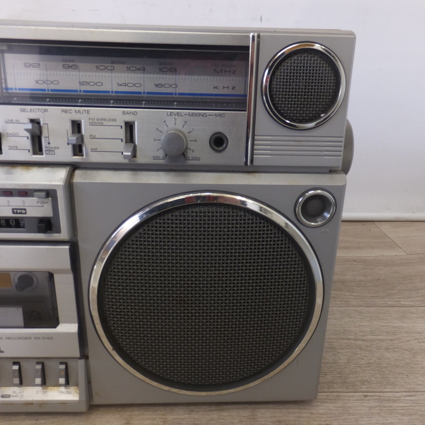 [送料無料] ★松下 ナショナル National ラジカセ Radio Cassette Recorder RX-5150　AC100V 50/60Hz　昭和レトロ アンティーク★