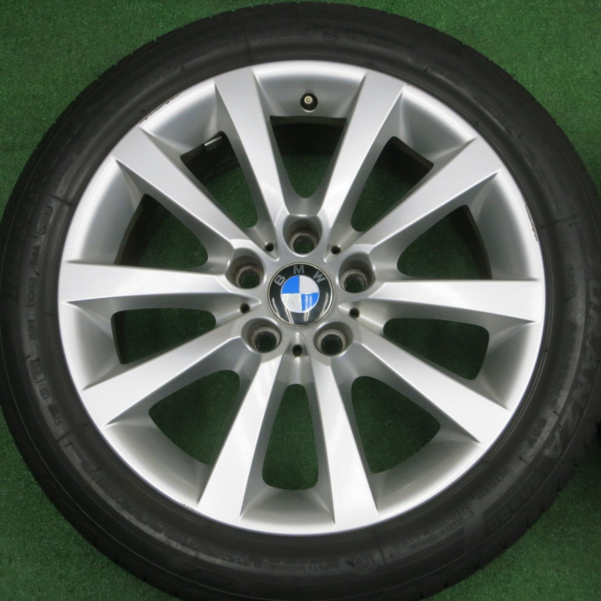 4本価格★BMW F10 F11 5シリーズ Vスポーク スタイリング 328 純正 245/45R18 ブリヂストン トランザ ER300 RFT 18インチ PCD120/5H★6013101NKノ