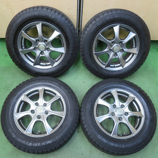 バリ溝！22年！キレイ！9分★スタッドレス 195/65R15 オートバックス ノーストレック N5 LEBEN レーベン 15インチ PCD114.3/5H★6020508イス