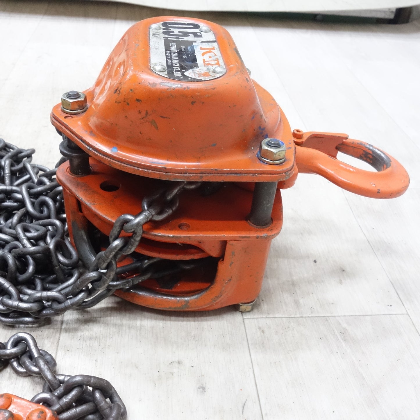 [送料無料] ◆象印 チェーンブロック 0.5ton K-2 L T-5 500kg 0.5トン K-Ⅱ ELEPHANT 吊り 工具 エレファント②◆