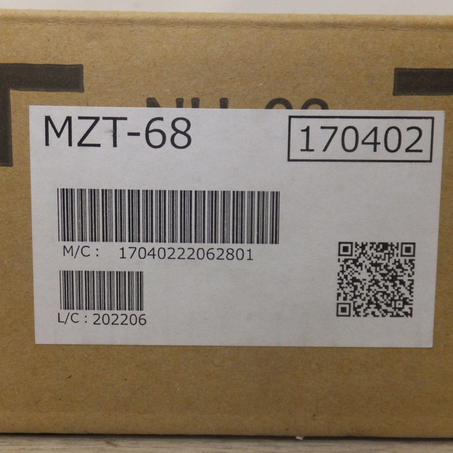 [送料無料] 未使用★三菱 MITSUBISHI MZT形 零相変流器 MZT-68　RATED 400A　VOLTAGE MAX 6.9kV★