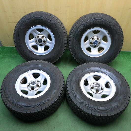 バリ溝 16年 9.5分◎ジープ チェロキー 純正 スチール 31×10.50R15 6PR スタッドレス ヨコハマ ジオランダー i/T G072 15インチ PCD114.3/5H◎6062504HAス