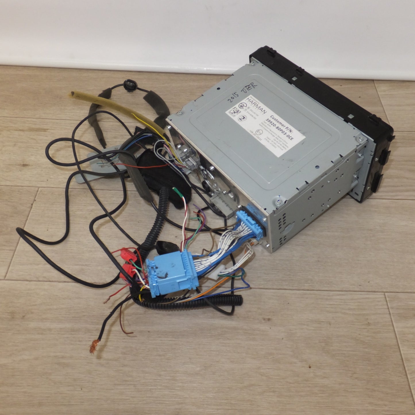 [送料無料] ジャンク★HARMAN製 スズキ 純正 メモリーナビゲーション 80P0 39920-80P03-0CE[15]★