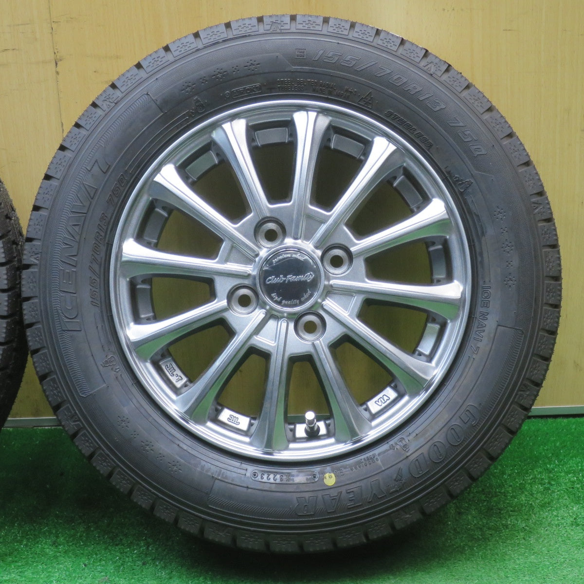 未使用！23年★スタッドレス 155/70R13 グッドイヤー アイスナビ7 Club Family クラブ ファミリー 13インチ PCD100/4H★5110510NJス