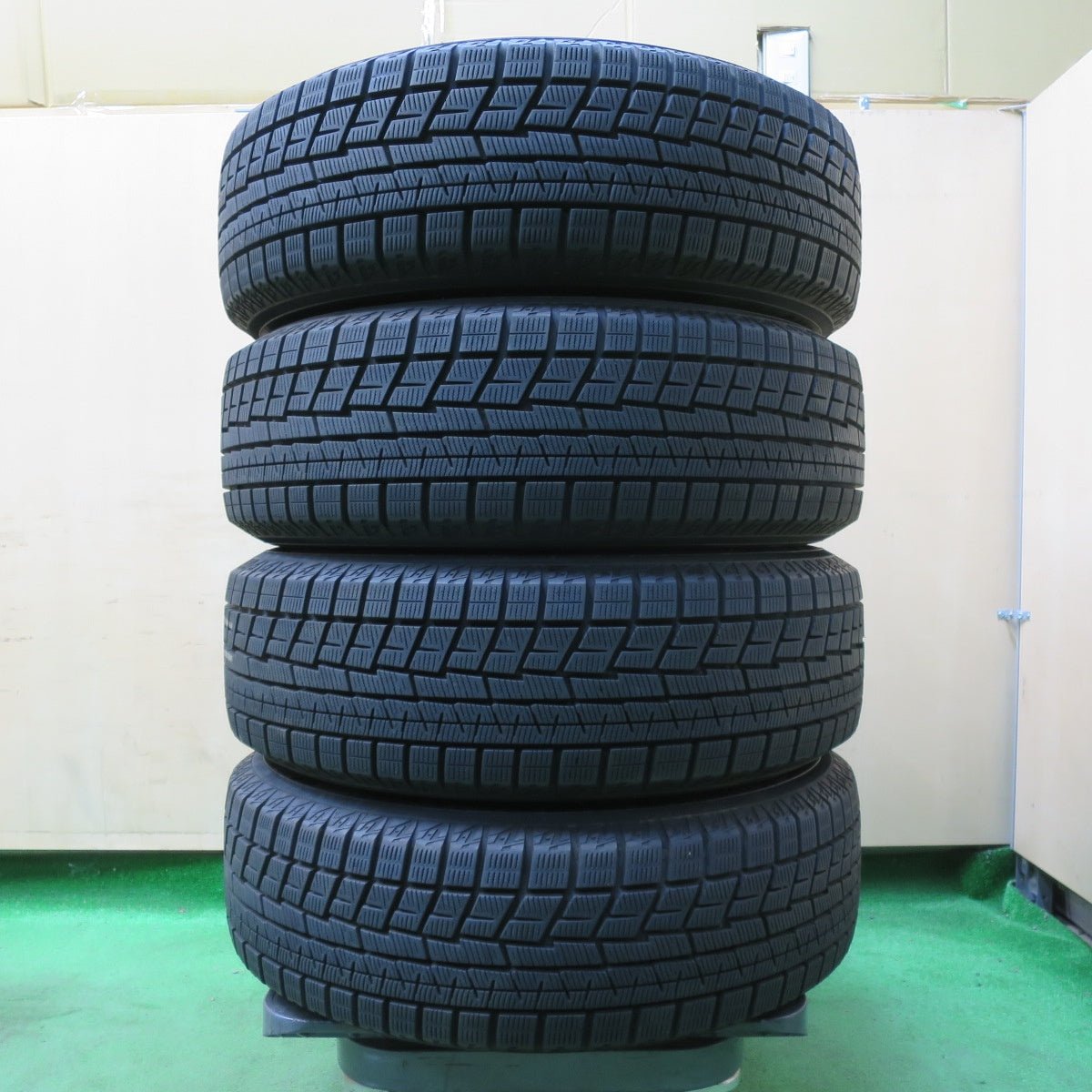 [送料無料] バリ溝！21年！キレイ！ほぼ10分★スタッドレス 185/65R15 ヨコハマ アイスガード iG60 ZACK JP-016 MONZA ザック 15インチ PCD114.3/5H★4112905イス