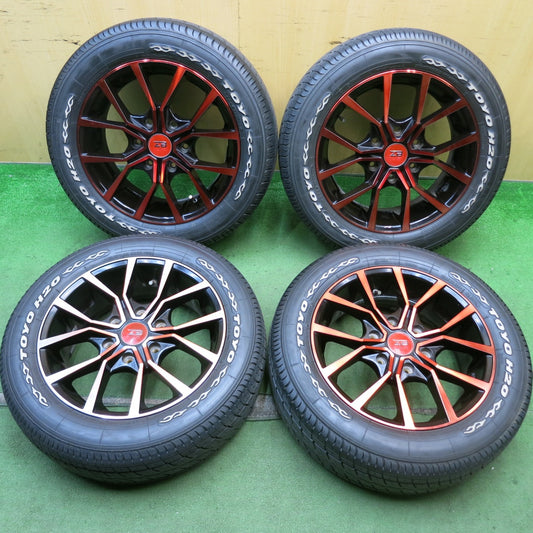 バリ溝！9.5分★ZERObreak FORCE レッド 215/60R17C 109/107R トーヨー H20 ホワイトレター ゼロブレイク 17インチ PCD139.7/6H★5080206HAノ