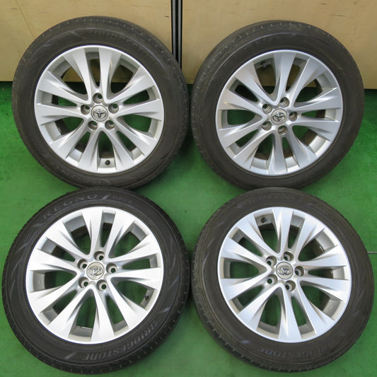 *送料無料* 4本価格！20年★トヨタ 20系 アルファード ヴェルファイア 純正 235/50R18 ブリヂストン レグノ GRV2 PCD114.3/5H★4080101イノ