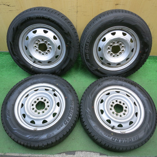バリ溝！23年！9分★スタッドレス 145/80R13 ヨコハマ アイスガード iG60 スチール ホイール 13インチ PCD 100 110 114.3/4H マルチ★5083106HAス