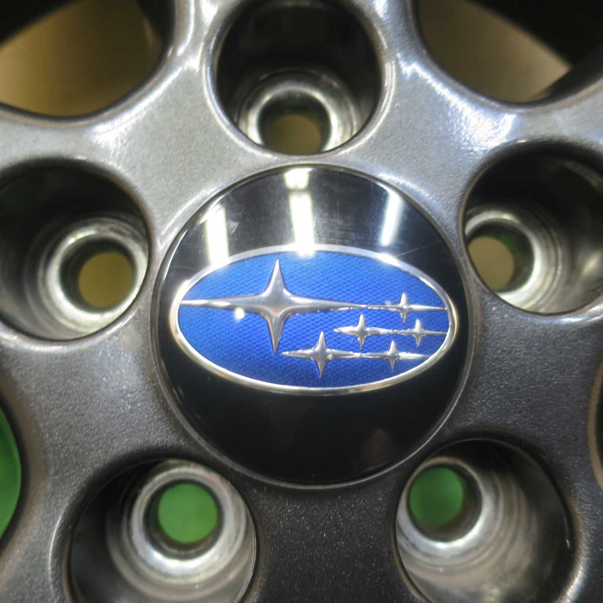 バリ溝！24年！9.5分★スバル XV 純正 225/55R18 ブリヂストン レグノ GRV2 18インチ PCD100/5H★6051815イノ