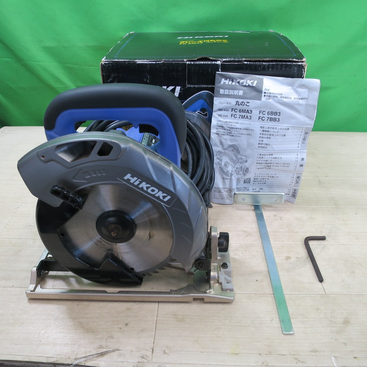 キレイ☆HiKOKI ハイコーキ 165mm 丸のこ FC6MA3 電動 工具 切断機 マルノコ 丸ノコ 丸鋸 コード式 100V☆