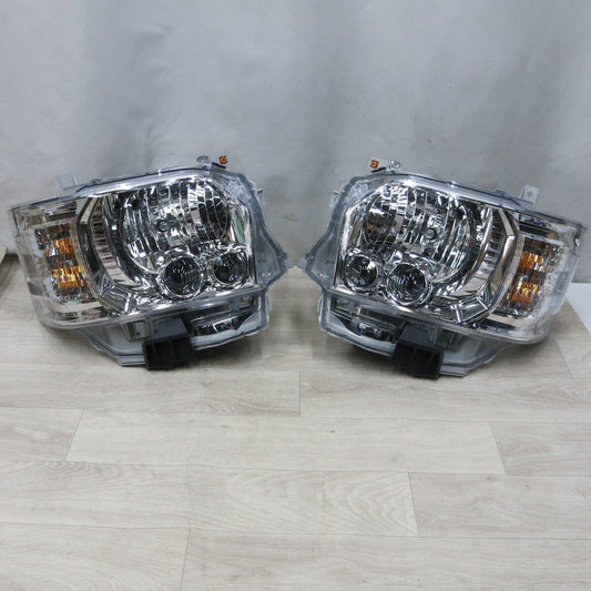 [送料無料] 新車外し!左右セット◆トヨタ 200系 ハイエース スーパーGL 純正 LED ヘッド ライト ランプ KOITO 26-137 コンピュータ付き◆