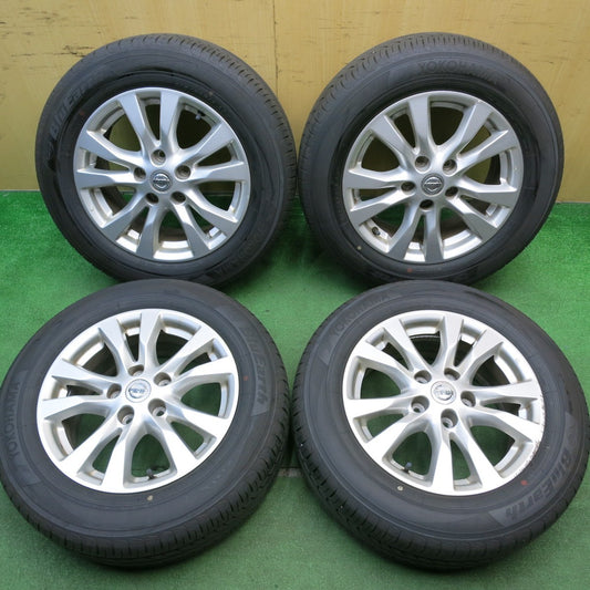 バリ溝！24年！ほぼ10分★日産 L33 ティアナ 純正 215/60R16 ヨコハマ ブルーアース 16インチ PCD114.3/5H★5050513HAノ