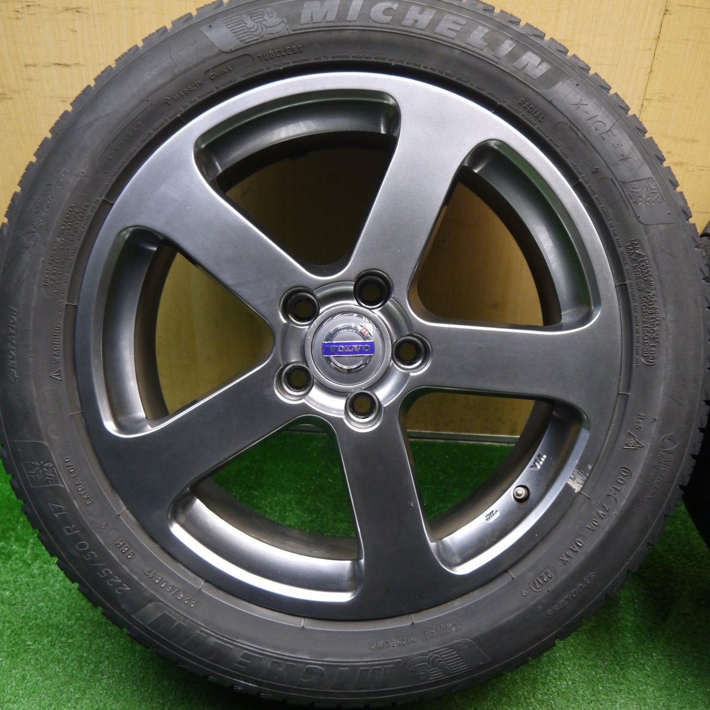 4本価格★ボルボ 等 VST Type RS 225/50R17 スタッドレス ミシュラン X-ICE3+ タイプ RS 17インチ PCD108/5H★5120302Hス