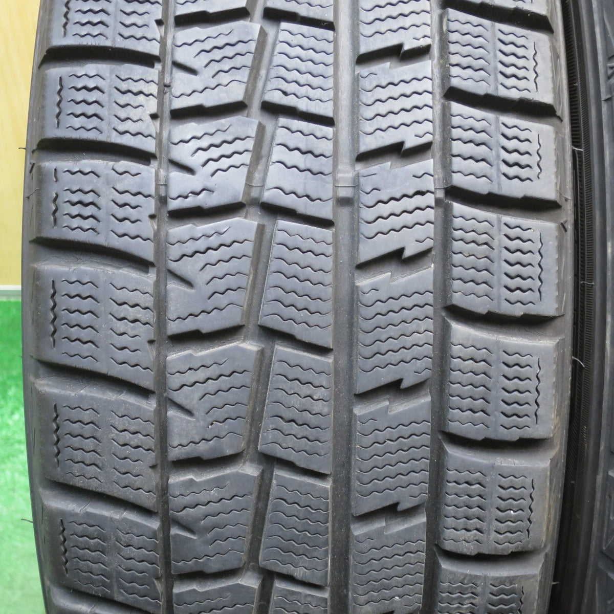 バリ溝！キレイ！8.5分★スタッドレス 185/60R15 ダンロップ ウインターマックス WM01 社外 アルミ 15インチ PCD100/4H★6051812NJス