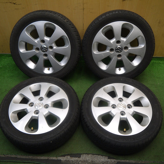 バリ溝！8.5分★スズキ パレット 純正 165/55R14 グッドイヤー GT-Eco Stage 14インチ PCD100/4H★5091201Hノ