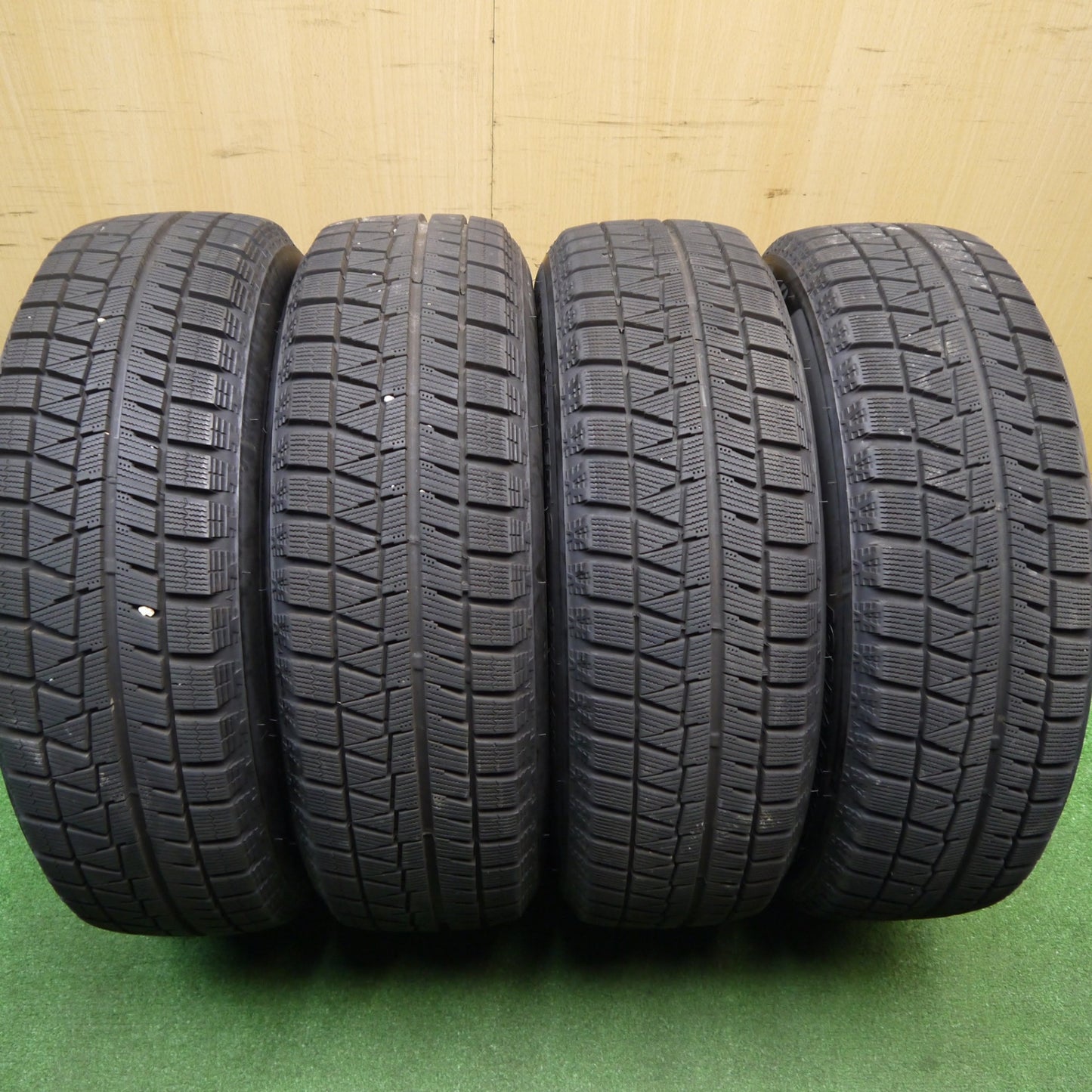 バリ溝！9.5分★スタッドレス 195/65R15 ブリヂストン アイスパートナー2 SMACK ENKEI スマック エンケイ 15インチ PCD114.3/5H★5120807Hス