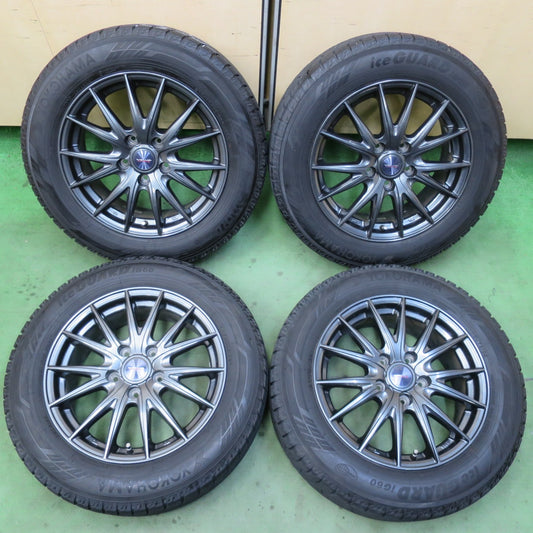 バリ溝！9分★スタッドレス 205/60R16 ヨコハマ アイスガード iG60 VELVA SPORTZ ヴェルヴァ 16インチ PCD114.3/5H★6020604イス