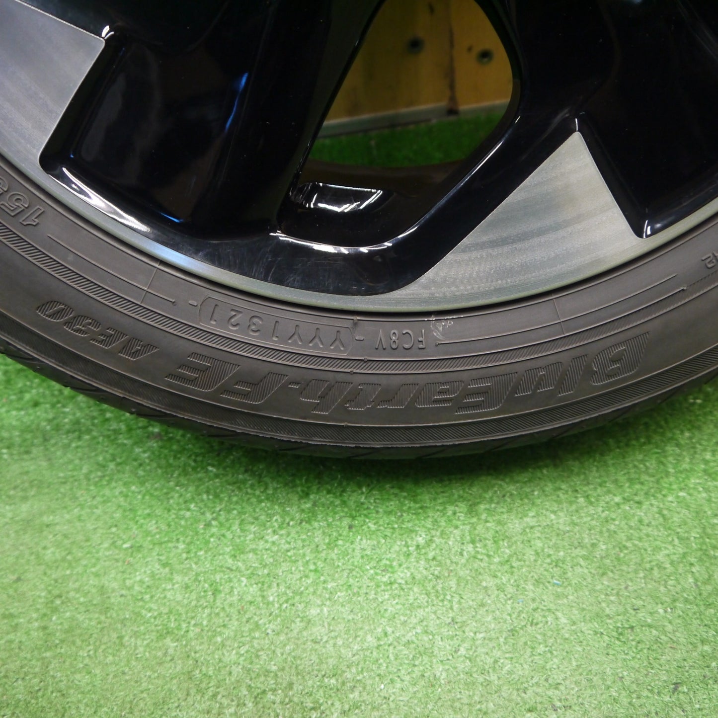 キレイ！1本★日産 デイズ ルークス 純正 155/65R14 ヨコハマ BluEarth-FE AE30 ブルーアース 14インチ PCD100/4H★6021009Hノ
