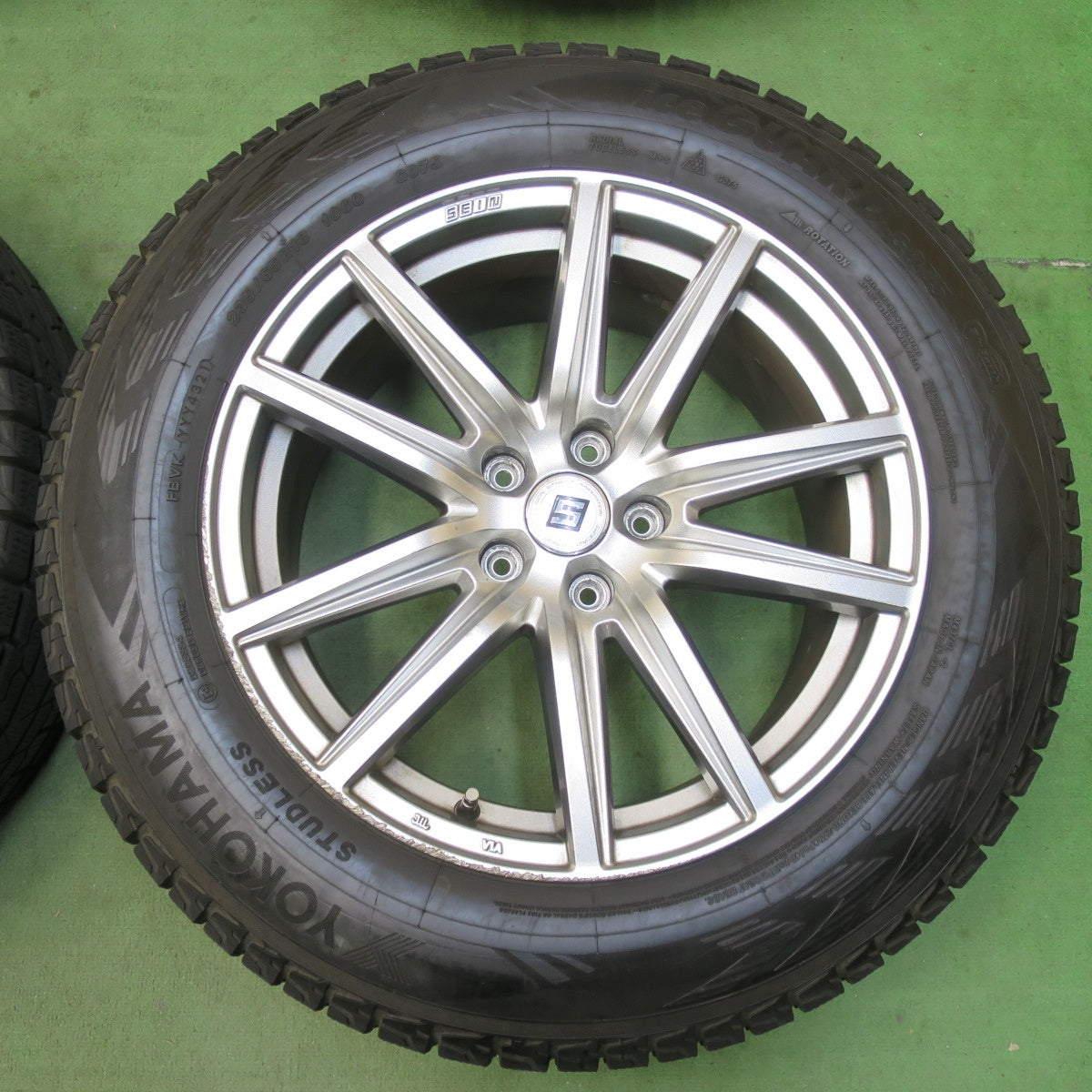 バリ溝！9分★スタッドレス 235/65R18 ヨコハマ アイスガード G075 SEIN ザイン 18インチ PCD114.3/5H★5123013イス