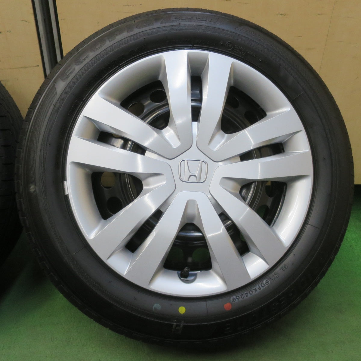 新車外し！26年★ホンダ フィット 純正 スチール 185/60R15 ブリヂストン エコピア EP150 15インチ PCD100/4H★6032408イノ