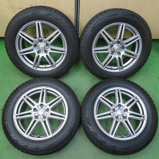 バリ溝！キレイ！9分★スタッドレス 215/60R17 ブリヂストン ブリザック REVO GZ SIBILLA NEXT Z7 シビラ 17インチ PCD114.3/5H★5060905イス