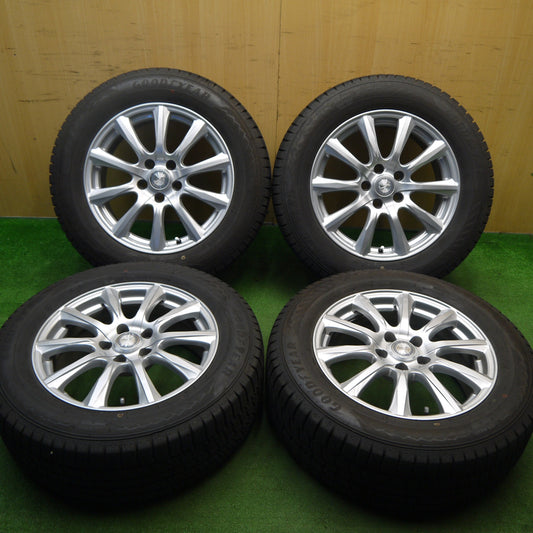 バリ溝！23年！キレイ！9.5分★スタッドレス 225/60R17 グッドイヤー アイスナビ8 JOKER ジョーカー 17インチ PCD114.3/5H★5041407Hス