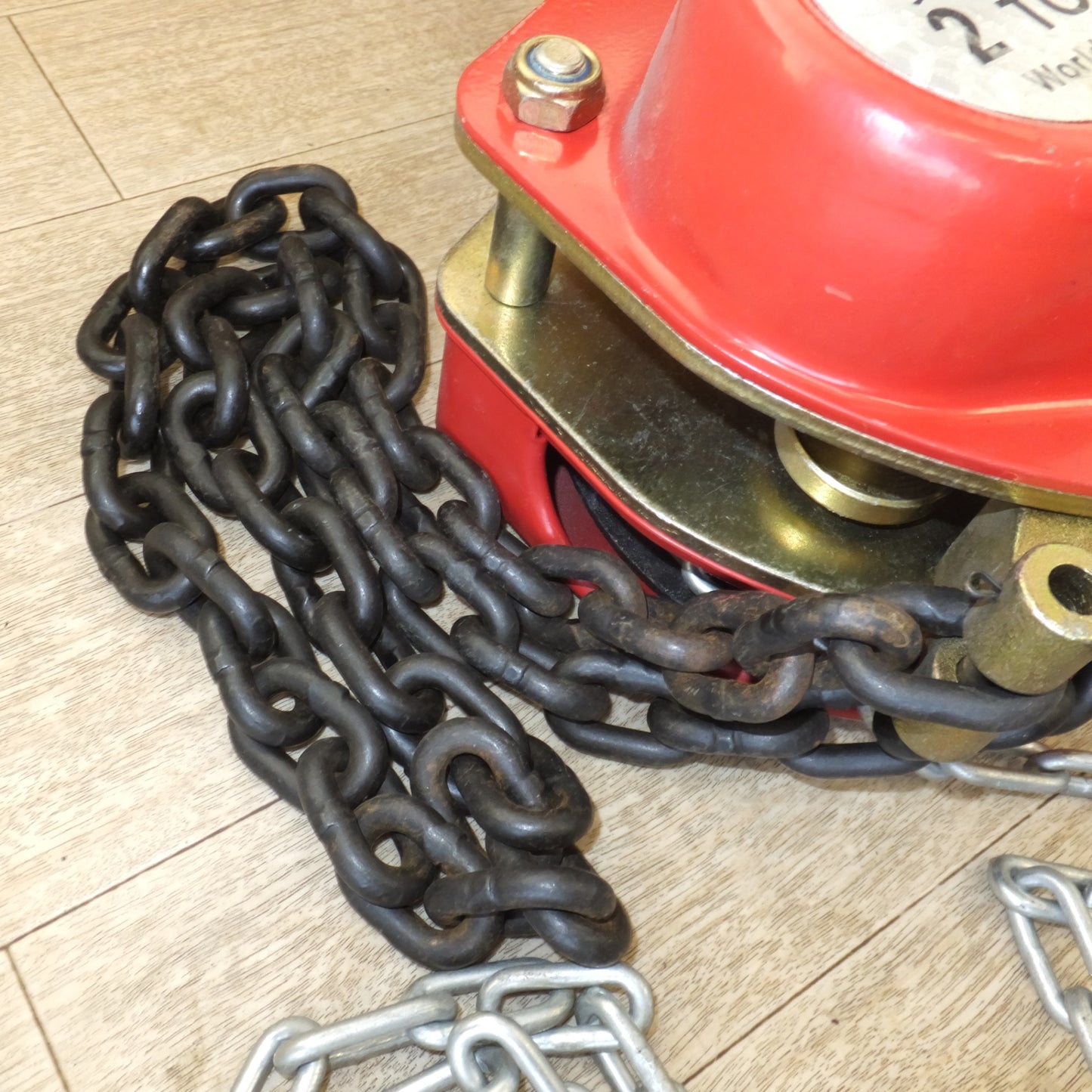 [送料無料] キレイ★三方良し チェーンブロック CHAIN BLOCK 2TON　LIFT 3.0M★