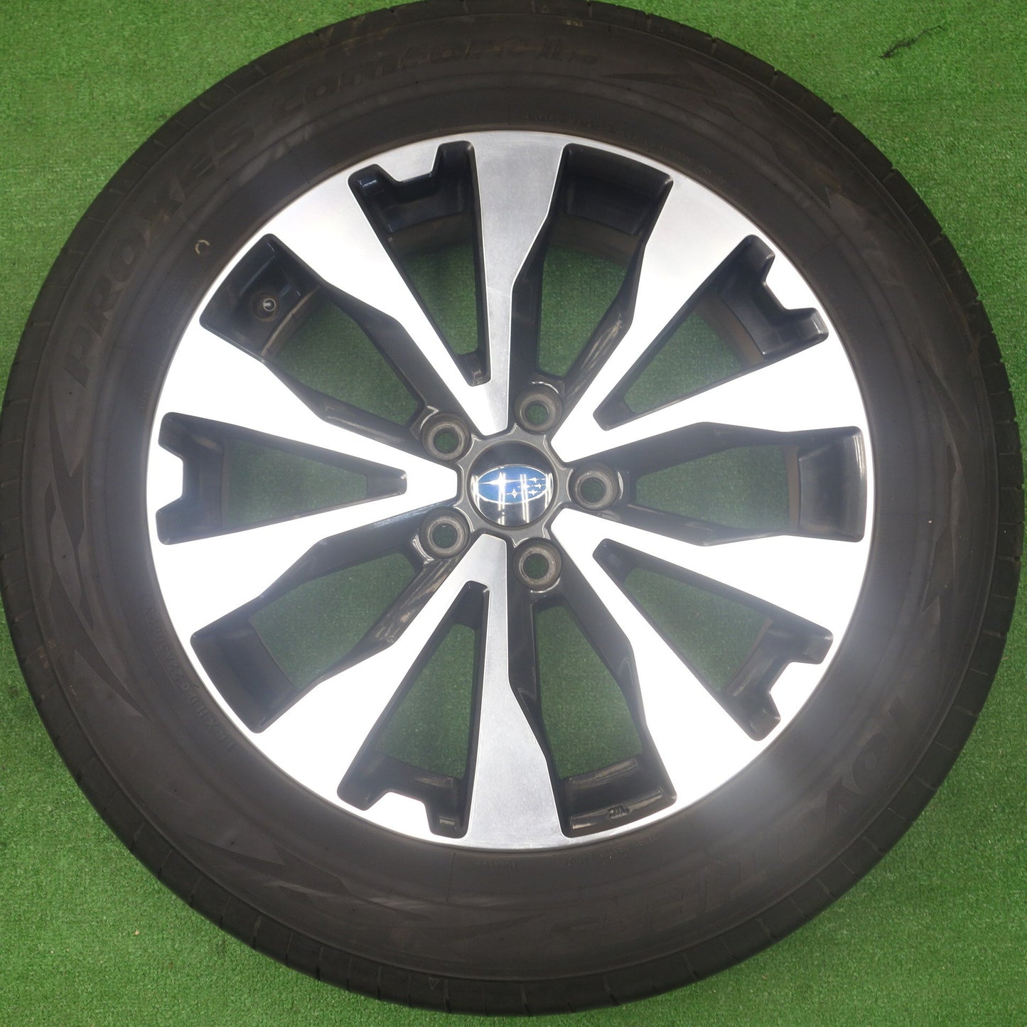 バリ溝！23年！9.5分★スバル レガシィ アウトバック 純正 225/60R18 トーヨー プロクセス ComfortⅡs 18インチ PCD114.3/5H★6022503KTノ