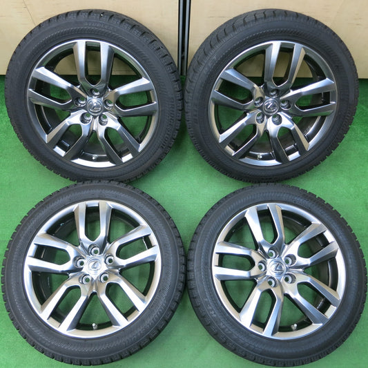 *送料無料* センサー付！バリ溝！21年！キレイ！9.5分★レクサス NX バージョンL 純正 225/50R18 スタッドレス ブリヂストン ブリザック RFT PCD114.3/5H★4042409イス