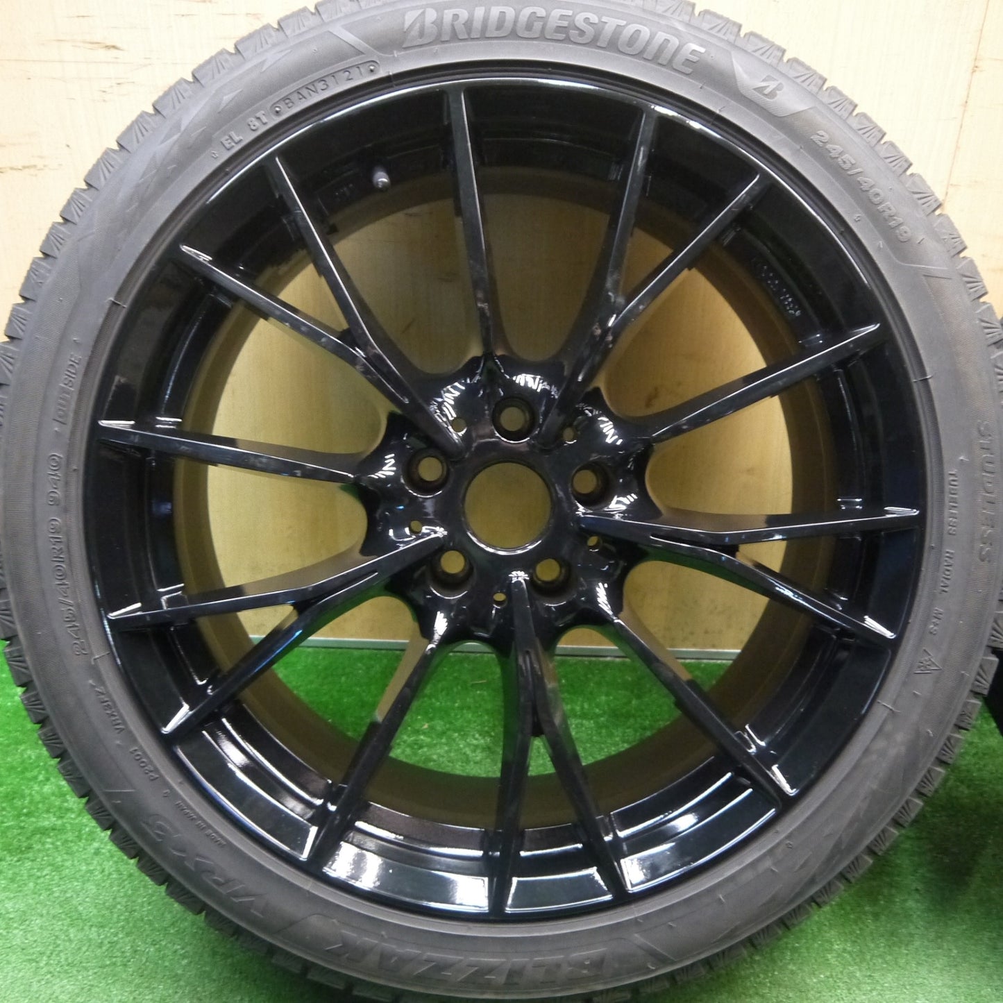 4本価格★BMW 等 MAK FABRIK 245/40R19 スタッドレス ブリヂストン ブリザック VRX3 19インチ ファブリック PCD112/5H★6021609Hス