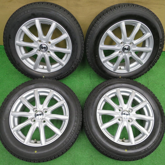 ほぼ未使用！22年★スタッドレス 175/65R15 アイスエスポルテ 社外 アルミ 15インチ PCD100/4H★6011202NKス