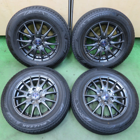 キレイ！22年★スタッドレス 195/65R15 ブリヂストン ブリザック VRX3 VELVA SPORTZ ヴェルヴァ 15インチ PCD114.3/5H★5123105イス