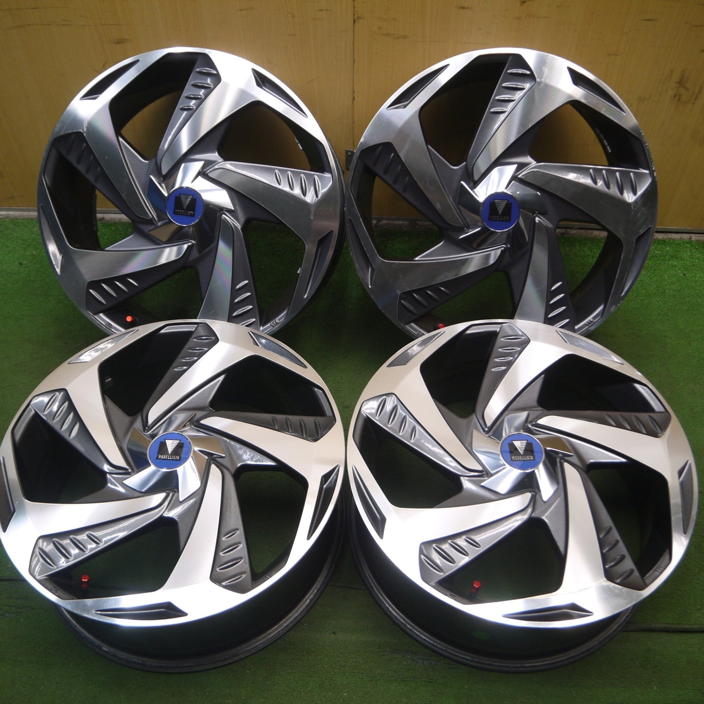 *送料無料* 4本価格★トヨタ 50系 プリウス 純正 MODELLISTA ホイール モデリスタ 18インチ 18×7.0J PCD100/5H★4062408Hホ