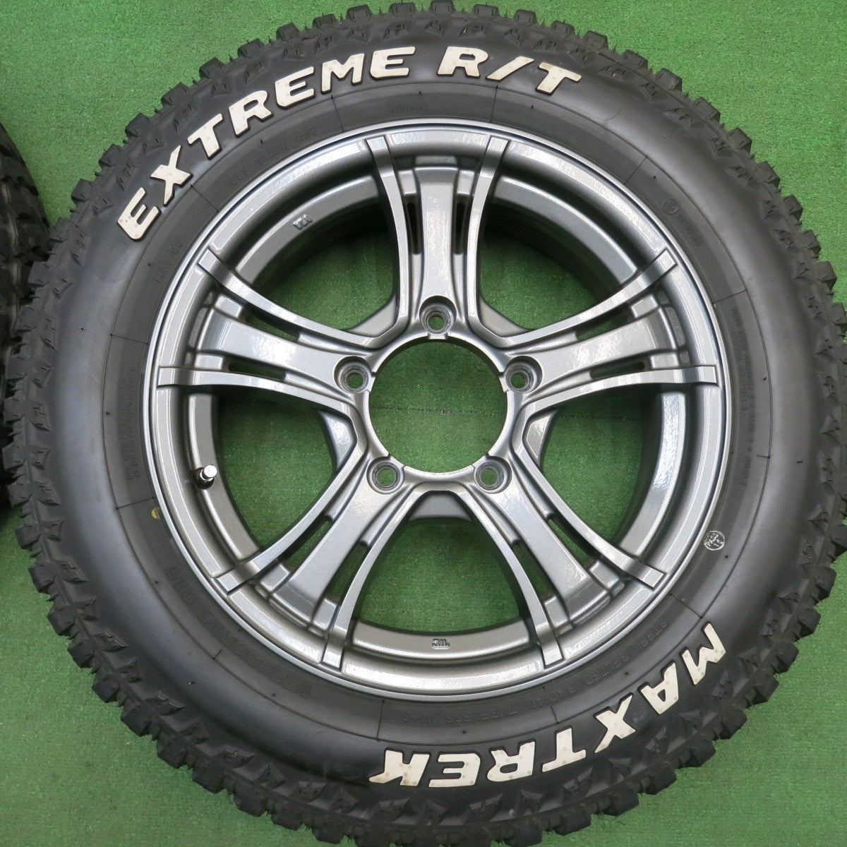 キレイ！23年★ジムニー KIRCHEIS X 175/80R16 マックストレック EXTREME R/T ホワイトレター キルヒアイス 16インチ PCD139.7/5H★6011802HAノ