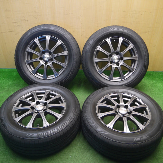 [送料無料] バリ溝！8.5分★215/65R16 ブリヂストン エコピア NH100RV ZELERNA ゼラーナ 16インチ PCD114.3/5H★5012405Hノ
