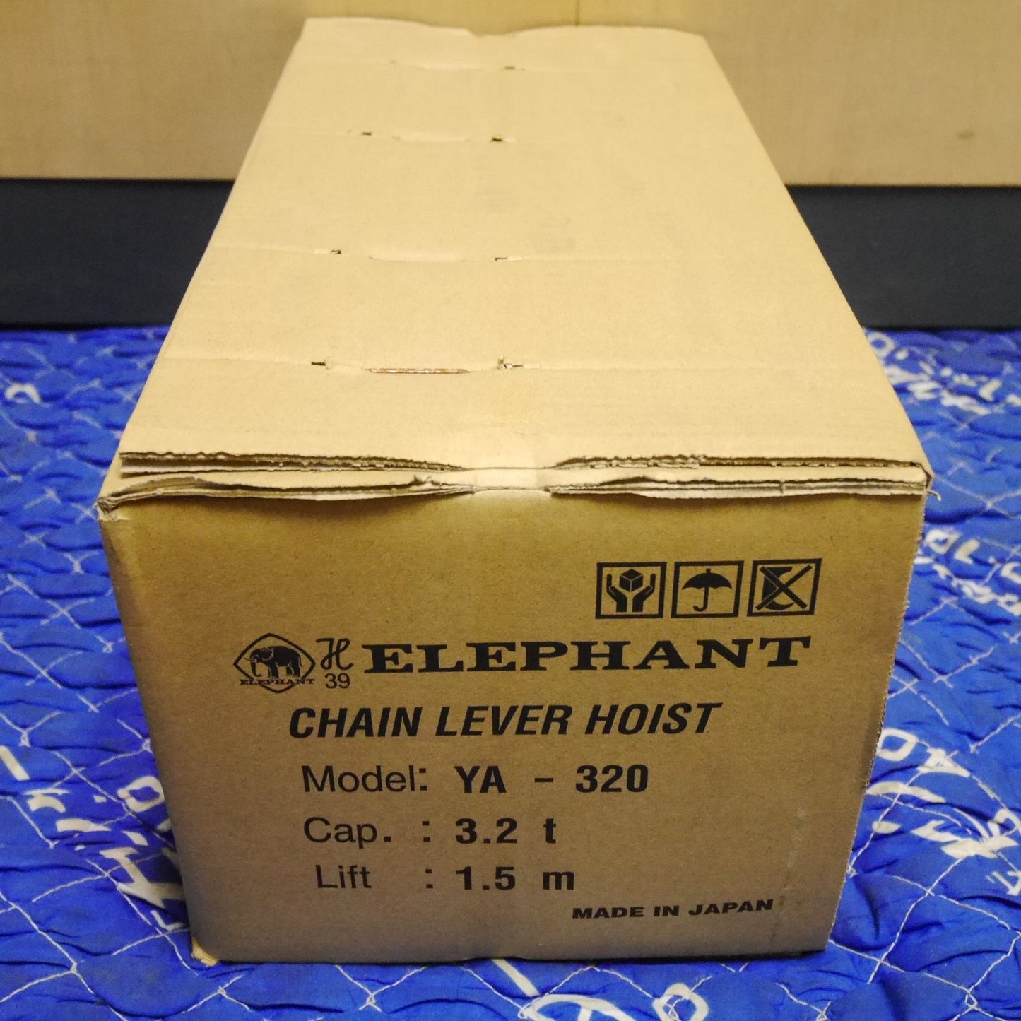 [送料無料] 未使用☆象印 強力 チェーン レバー ホイスト YA-320 3.2ton 1.5m レバーブロック 工具 ELEPHANT☆