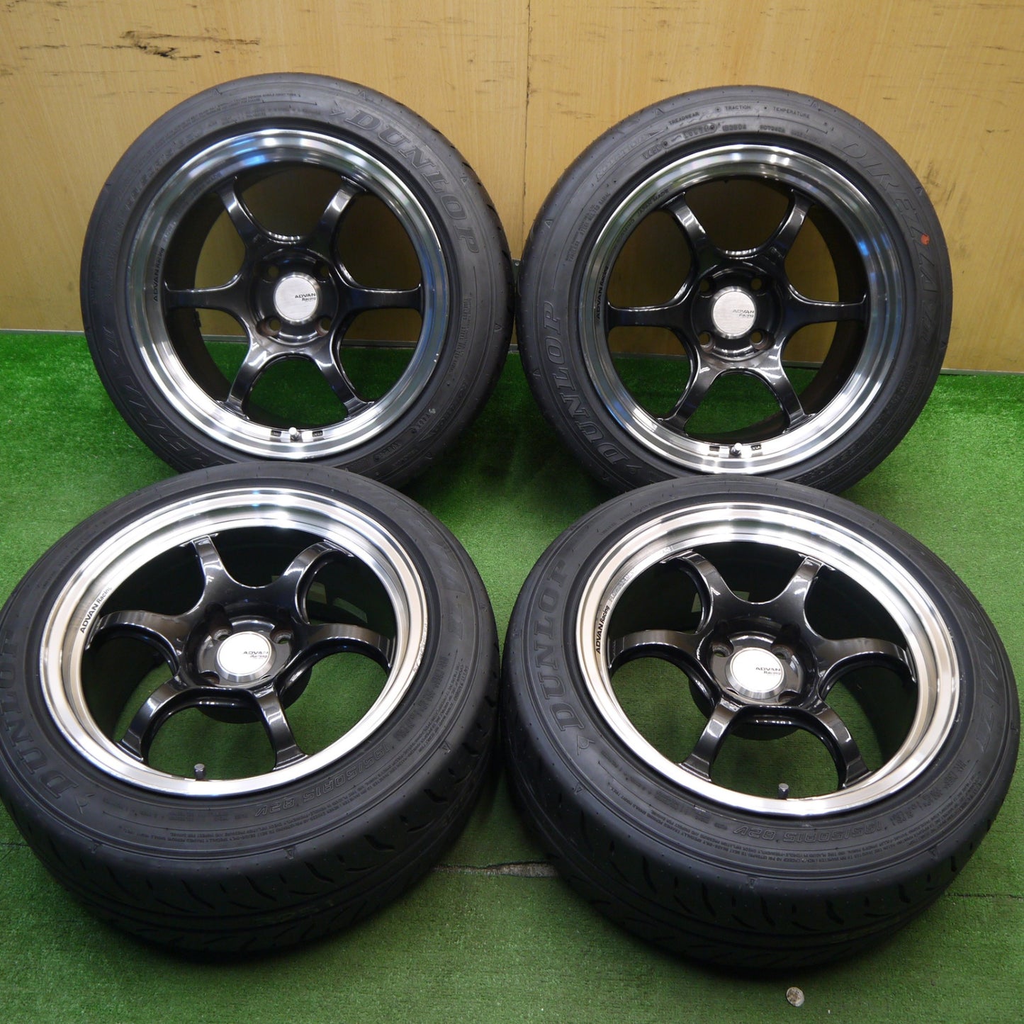 タイヤのみ未使用！24年★ADVAN Racing RGD2-15-1 195/50R15 ダンロップ DIREZZA Z3 アドバン レーシング 15インチ PCD100/4H★5041503Hノ
