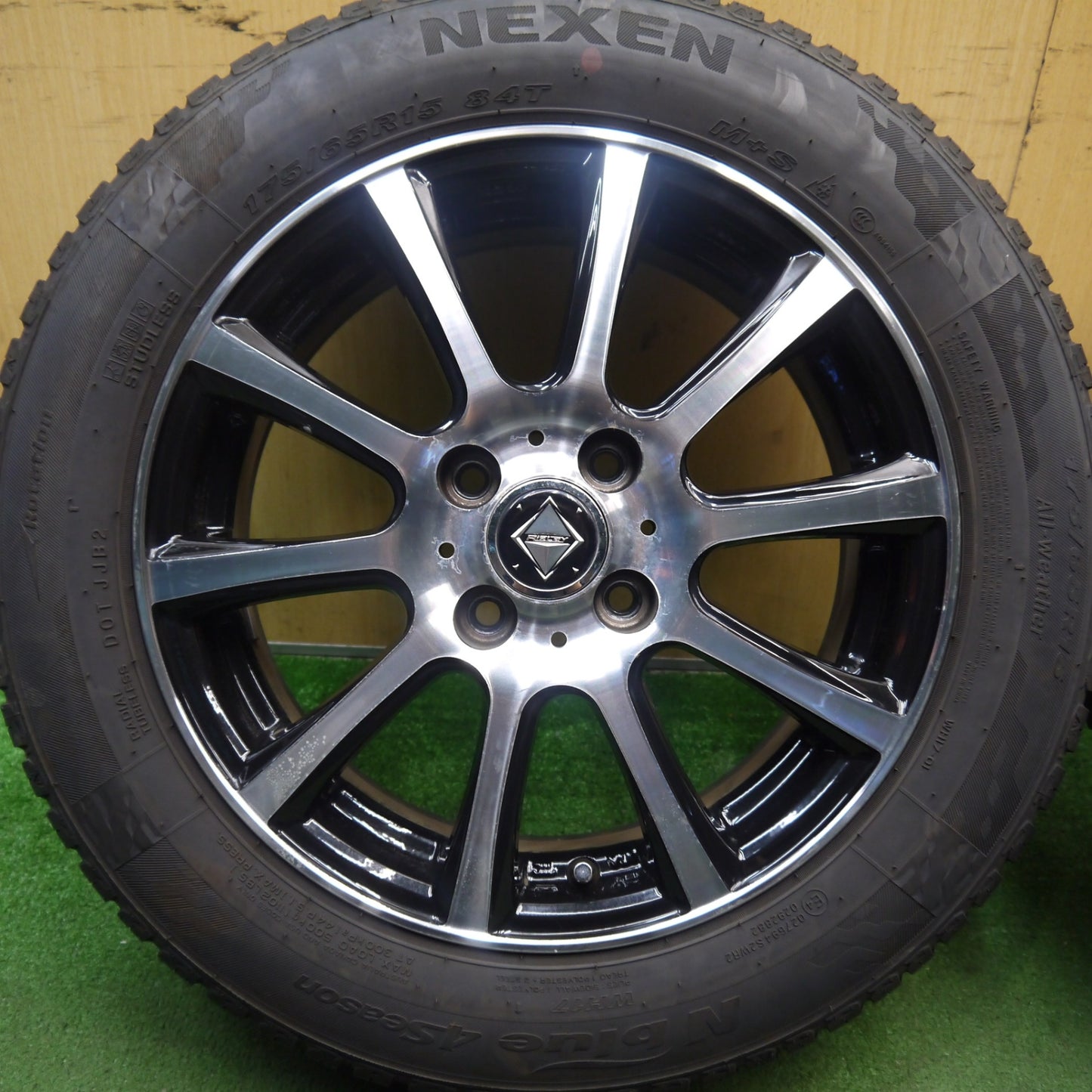 4本価格！22年★175/65R15 ネクセン N'blue 4Season オールシーズン RiZLEY ライツレー 15インチ PCD100/4H★5093003Hス