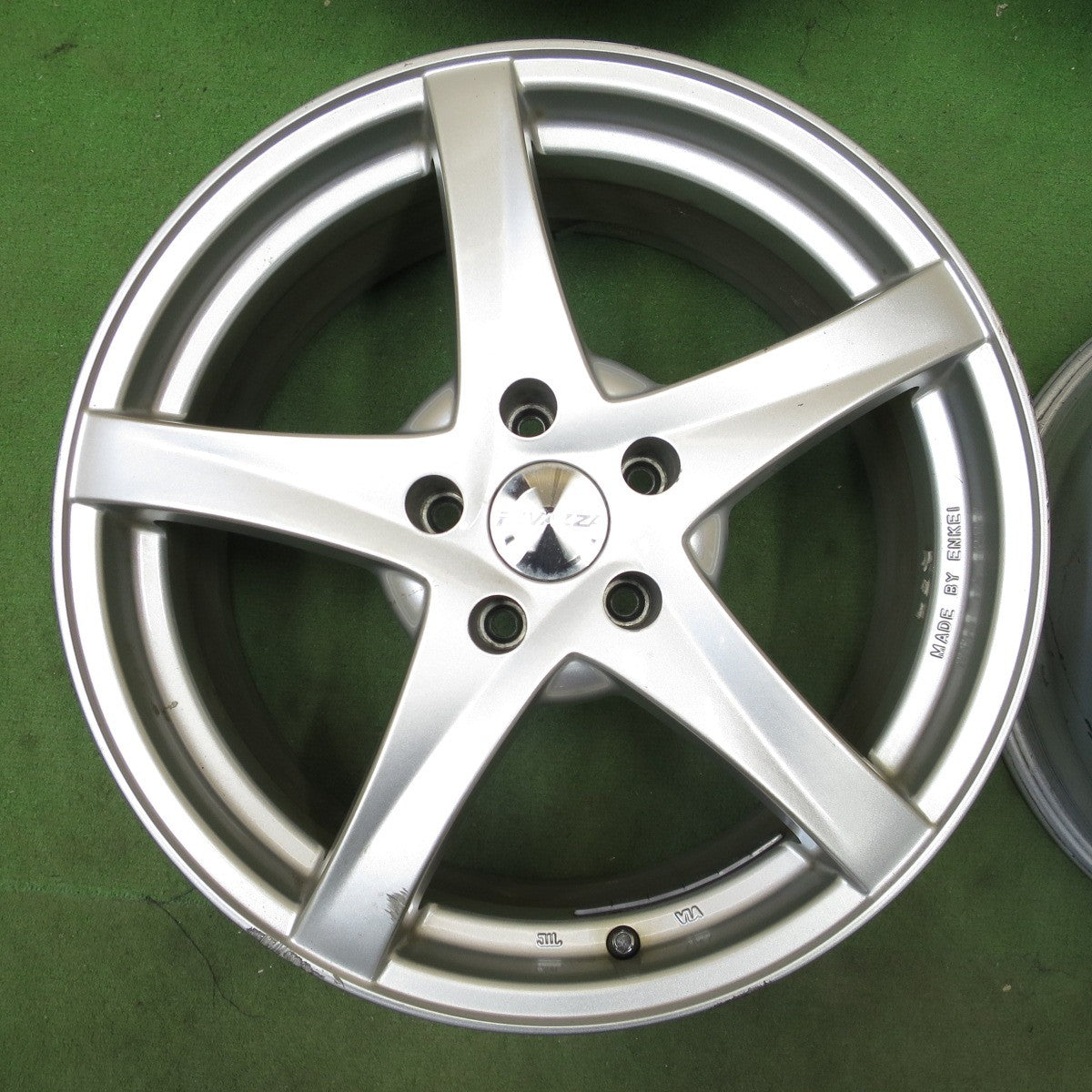 4本価格★RIVAZZA TUNER ENKEI 18インチ ホイール リヴァッツァ チューナー エンケイ 18×7.5J PCD114.3/5H★6070301NGホ